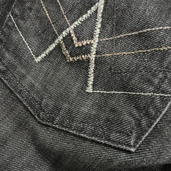 EUC 7-for-all-mankind Women's Brown and Grey Jeans - Picture 10 of 14